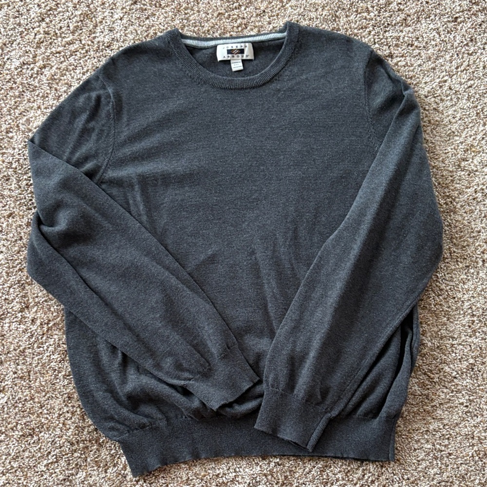 Joseph Abboud Charcoal Crewneck Sweater